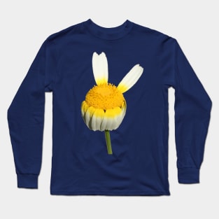 Hippie Flower Making Peace Sign Long Sleeve T-Shirt